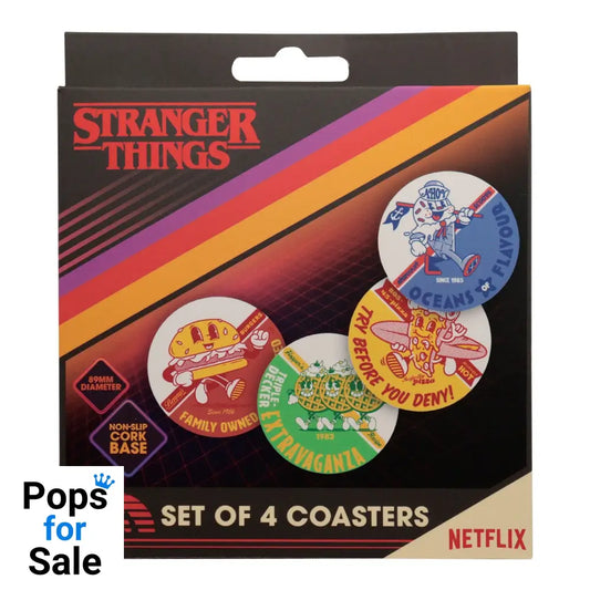 Stranger Things Metal Coasters