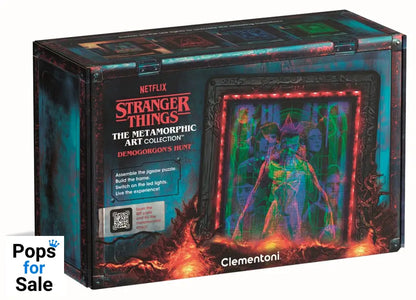 Stranger Things Metamorphic Art Collection Jigsaw Puzzle with Light-Up Effect Demogorgon (520 pieces)