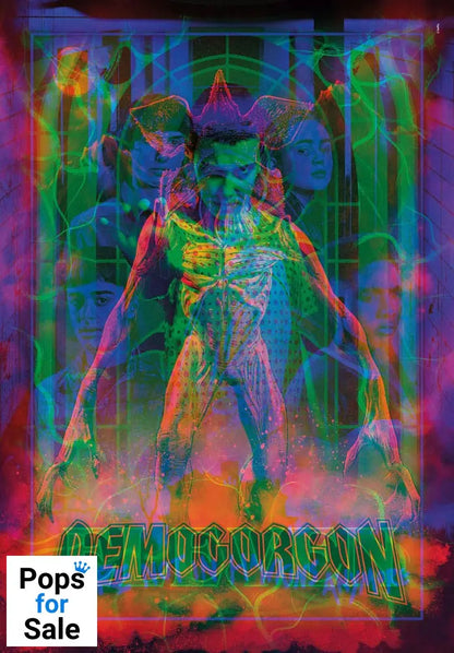 Stranger Things Metamorphic Art Collection Jigsaw Puzzle with Light-Up Effect Demogorgon (520 pieces)