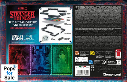 Stranger Things Metamorphic Art Collection Jigsaw Puzzle with Light-Up Effect Demogorgon (520 pieces)