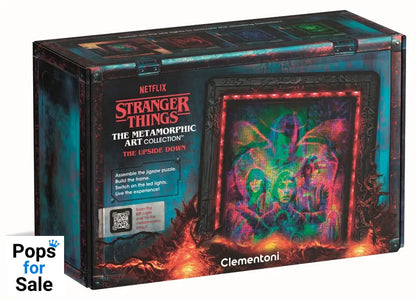 Stranger Things Metamorphic Art Collection Jigsaw Puzzle with Light-Up Effect The Upside (520 pieces)