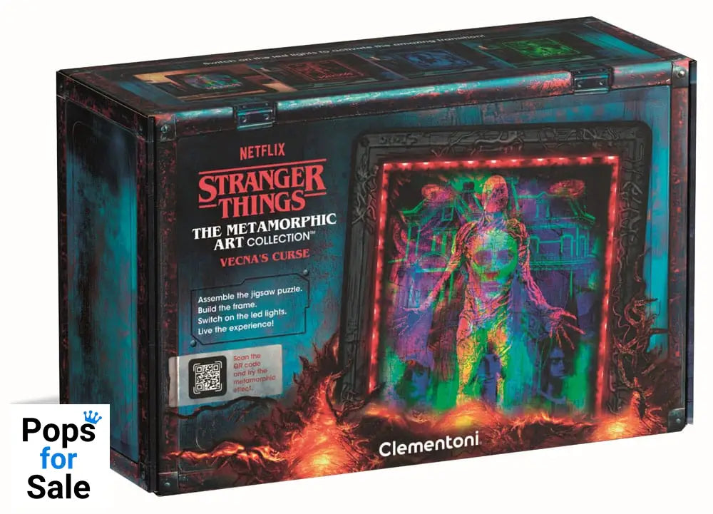Stranger Things Metamorphic Art Collection Jigsaw Puzzle with Light-Up Effect Vecna (520 pieces)