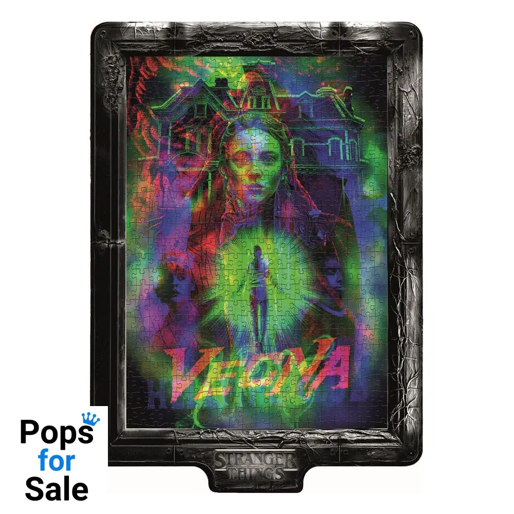 Stranger Things Metamorphic Art Collection Jigsaw Puzzle with Light-Up Effect Vecna (520 pieces)