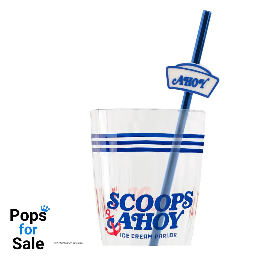 Stranger Things Milkshake Glass Set Scoops Ahoy