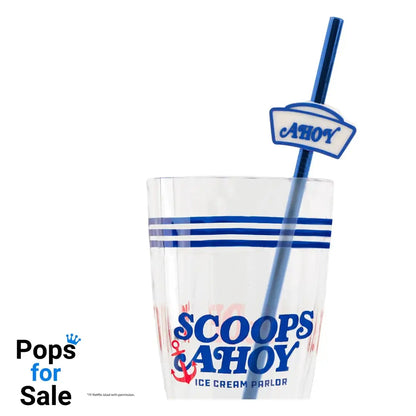 Stranger Things Milkshake Glass Set Scoops Ahoy