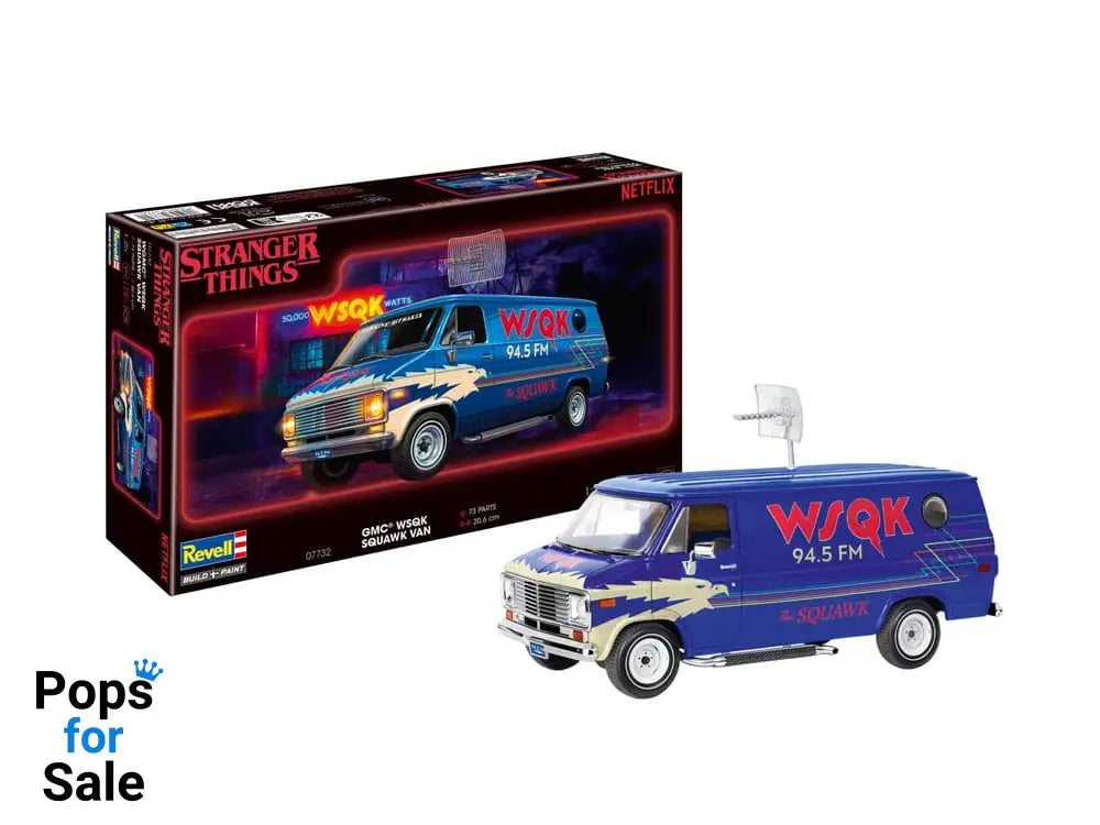 Stranger Things Model Kit 1/25 Squawk Van 21 cm
