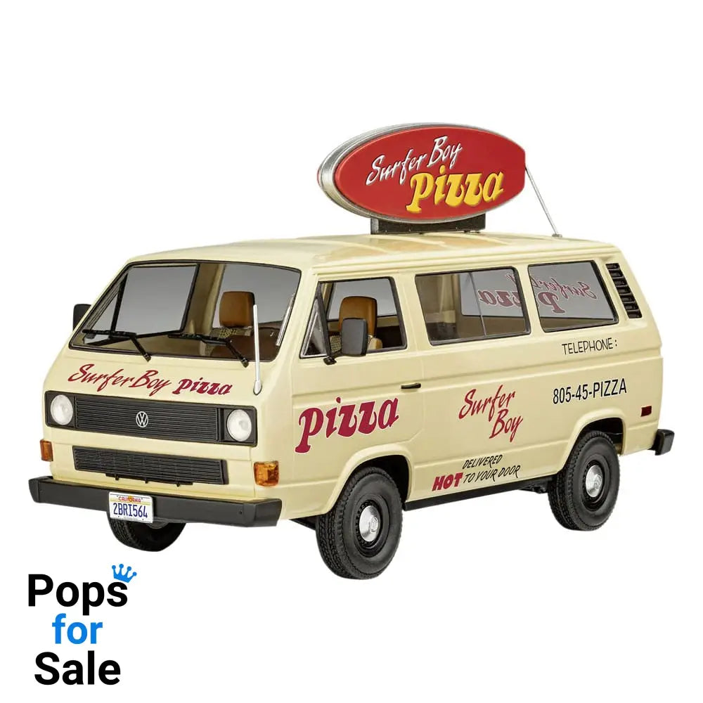 Stranger Things Model Kit 1/25 VW T3 Bus Surfer Boy 19 cm