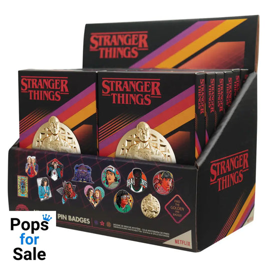 Stranger Things Mystery Pin Badges Mystery Pins (CDU of 12 Pins)