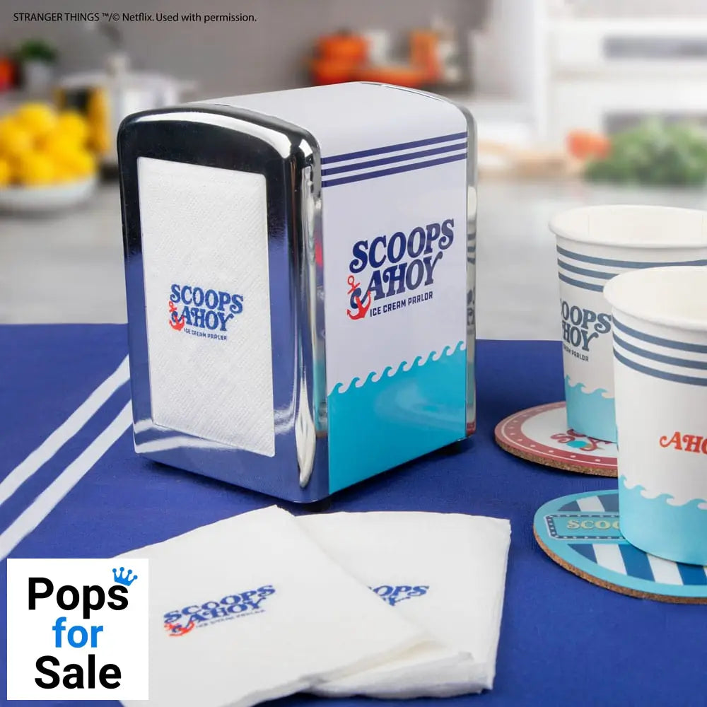 Stranger Things Napkin Dispenser set Scoops Ahoy