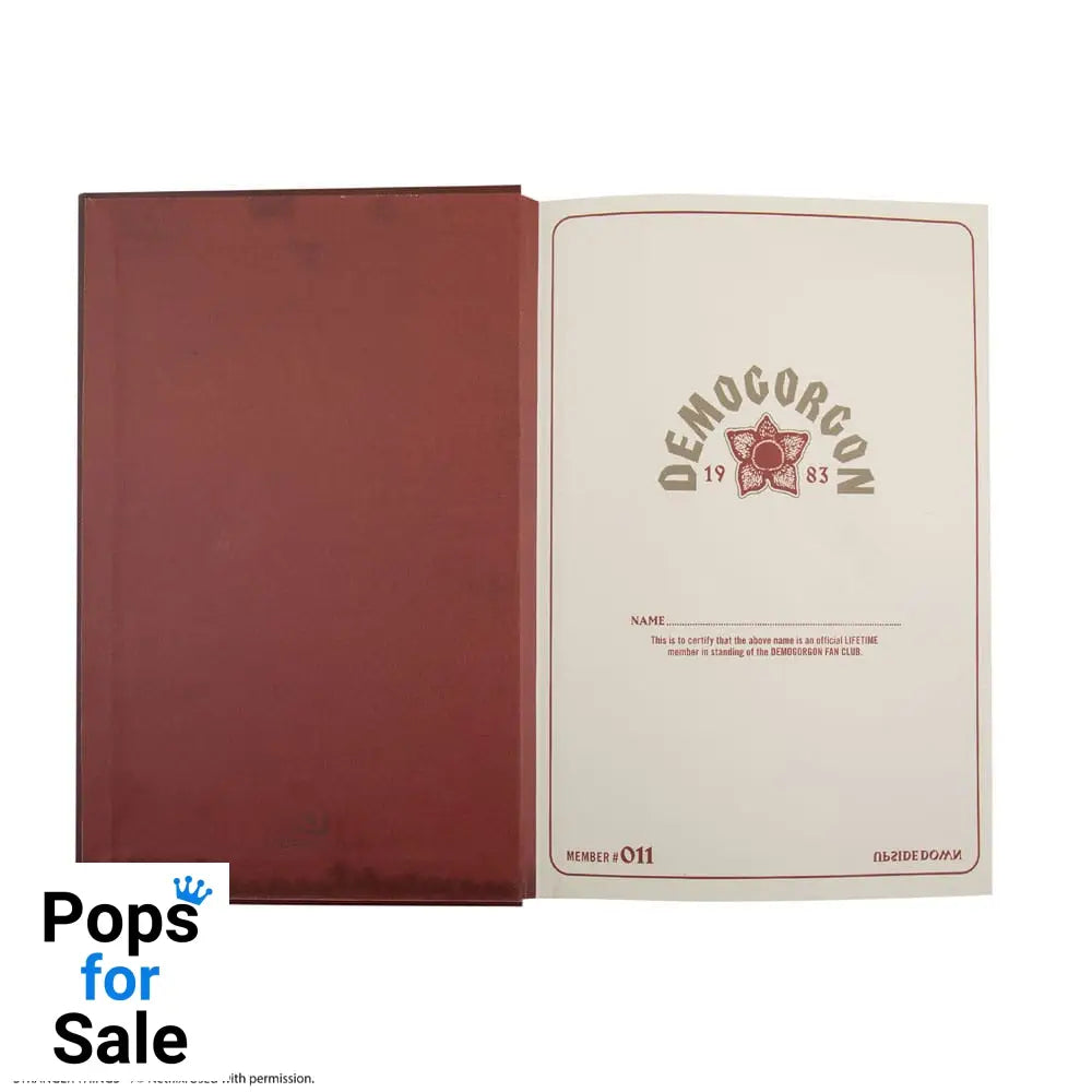 Stranger Things Notebook Demogorgon Stationery