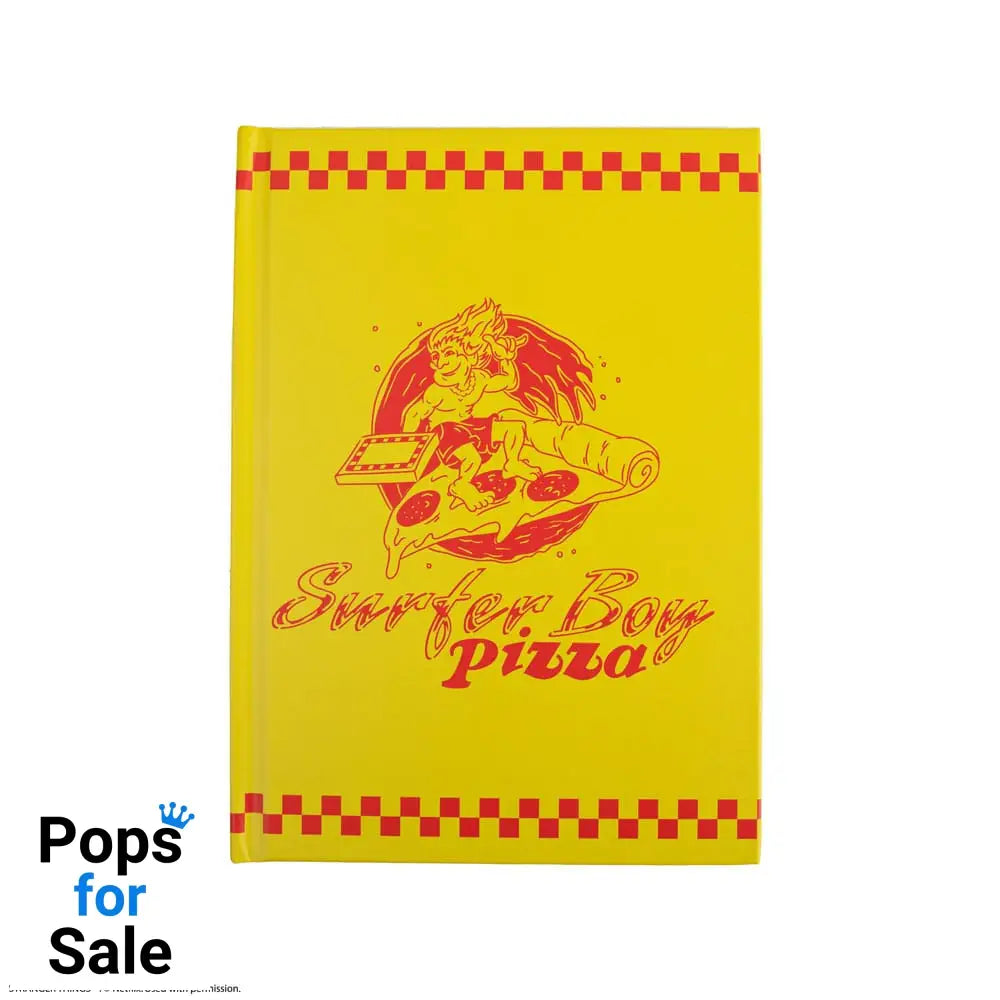 Stranger Things Notebook Surfer Boy Pizza Hardcover