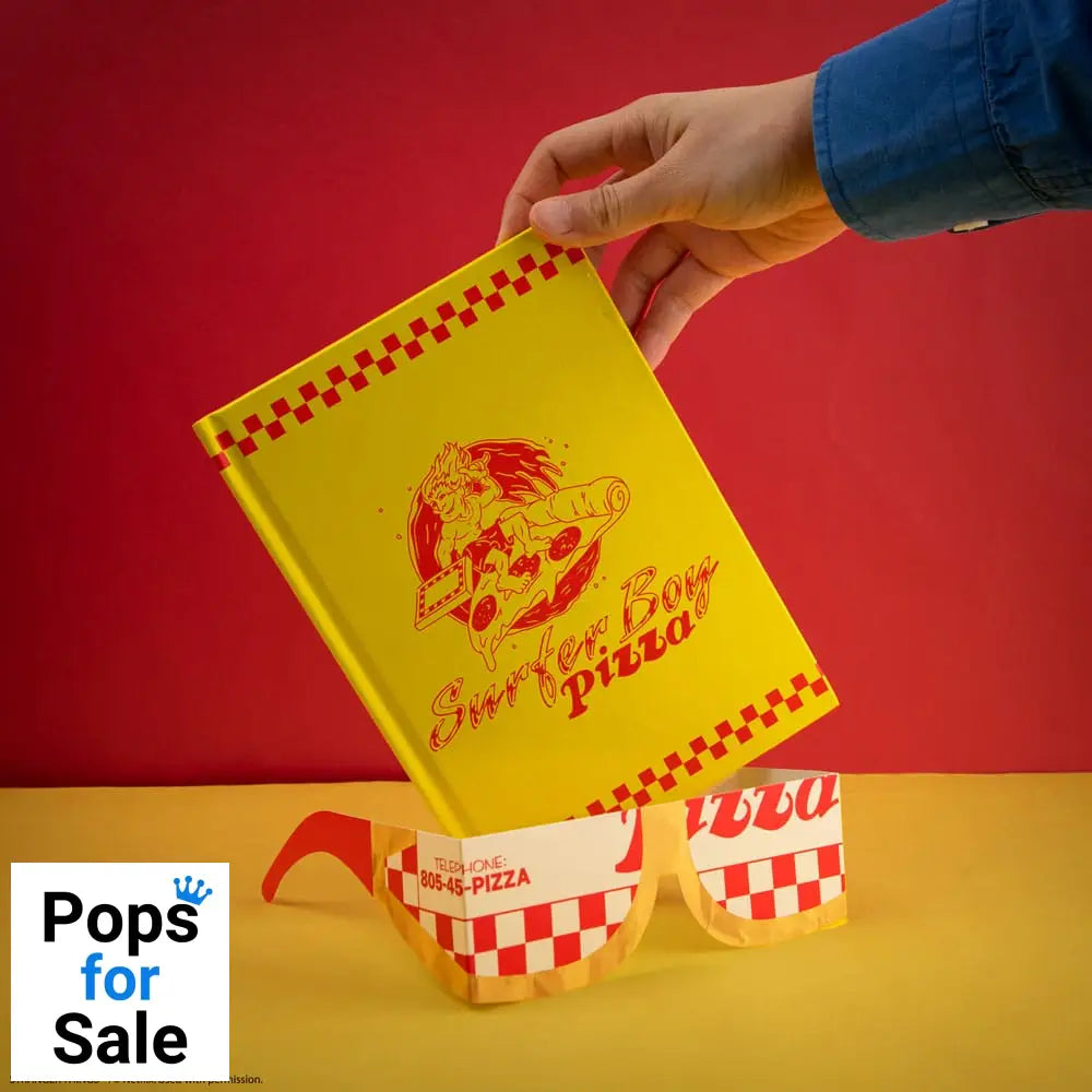 Stranger Things Notebook Surfer Boy Pizza Hardcover