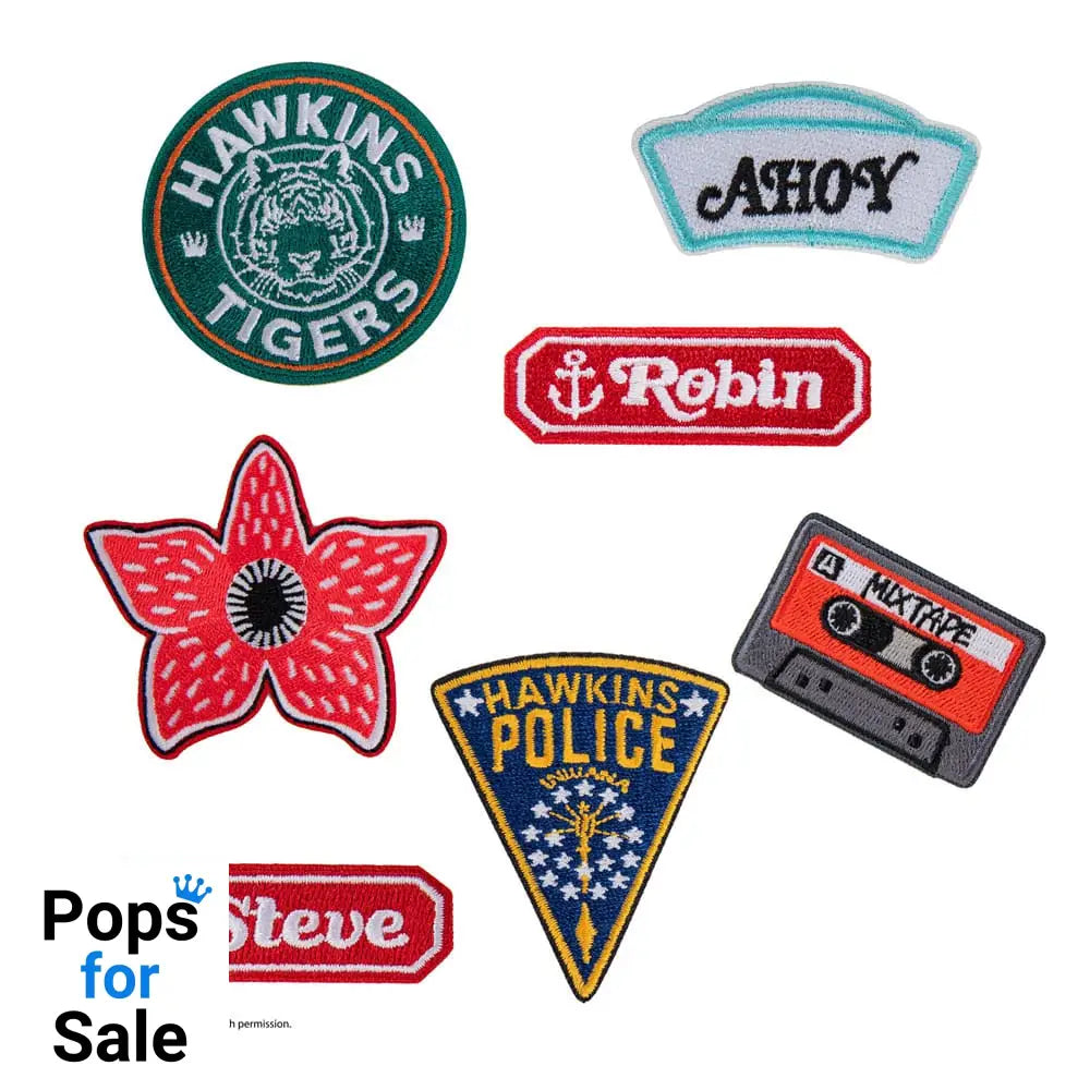 Stranger Things: Stranger Things Patches Set of 7 Patches & Stickers