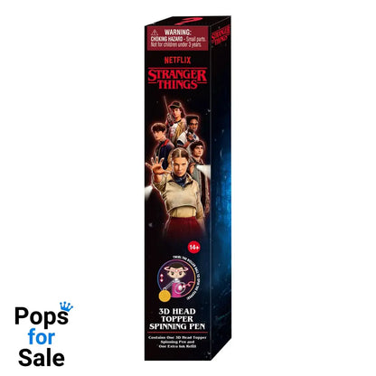 Stranger Things pen 3D Head Topper Spinning Pen