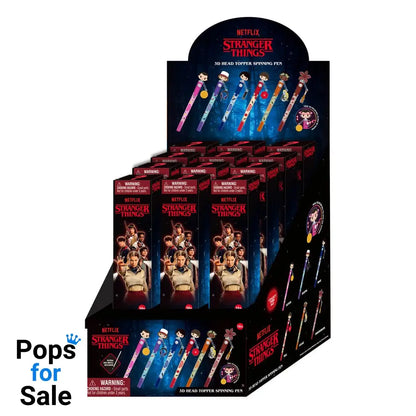 Stranger Things pen 3D Head Topper Spinning Pen