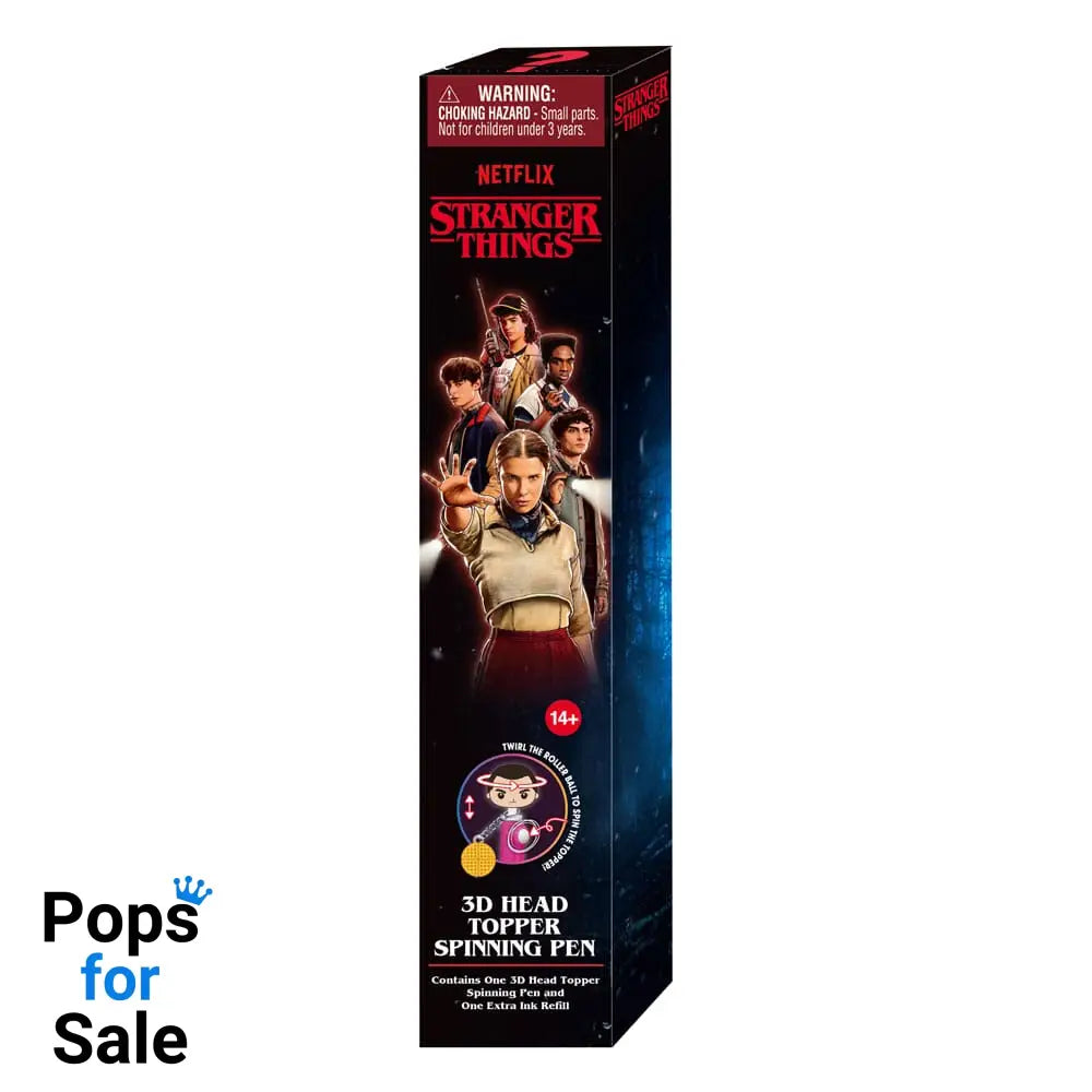 Stranger Things pen 3D Head Topper Spinning Pen