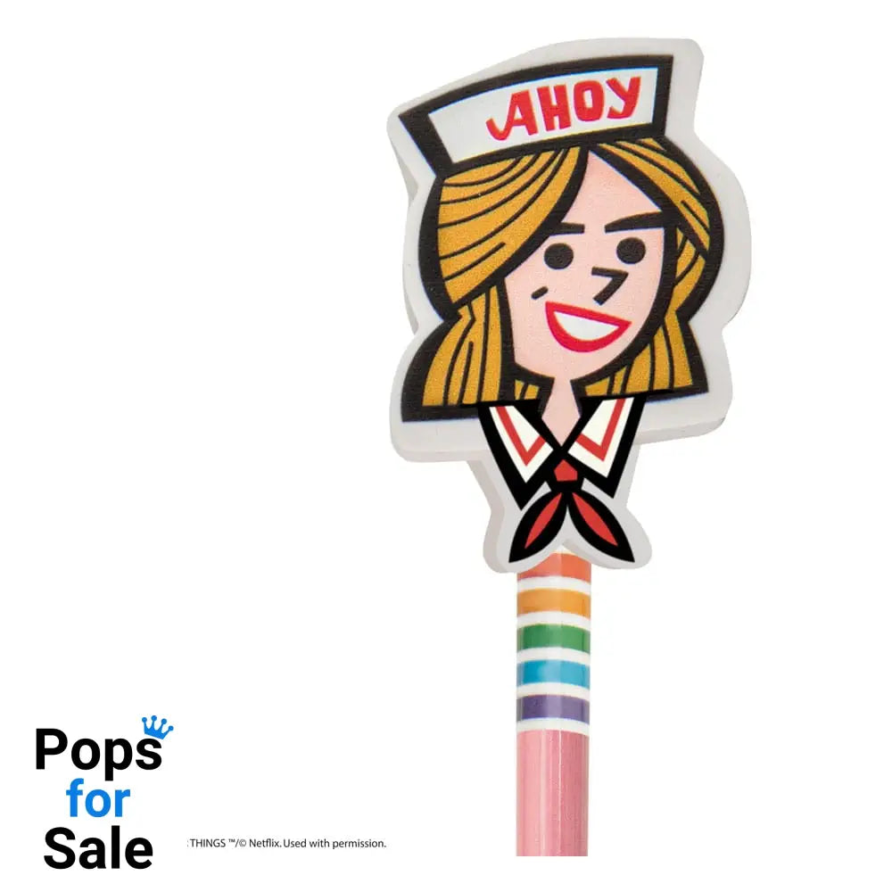 Stranger Things Pencil with Eraser Scoops Ahoy Robin