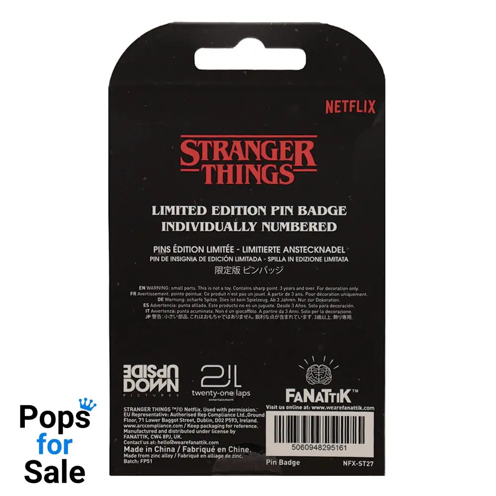 Stranger Things Pin Badge The Squawk Limited Edition