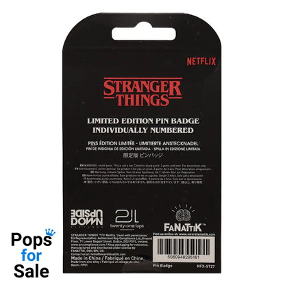 Stranger Things Pin Badge The Squawk Limited Edition