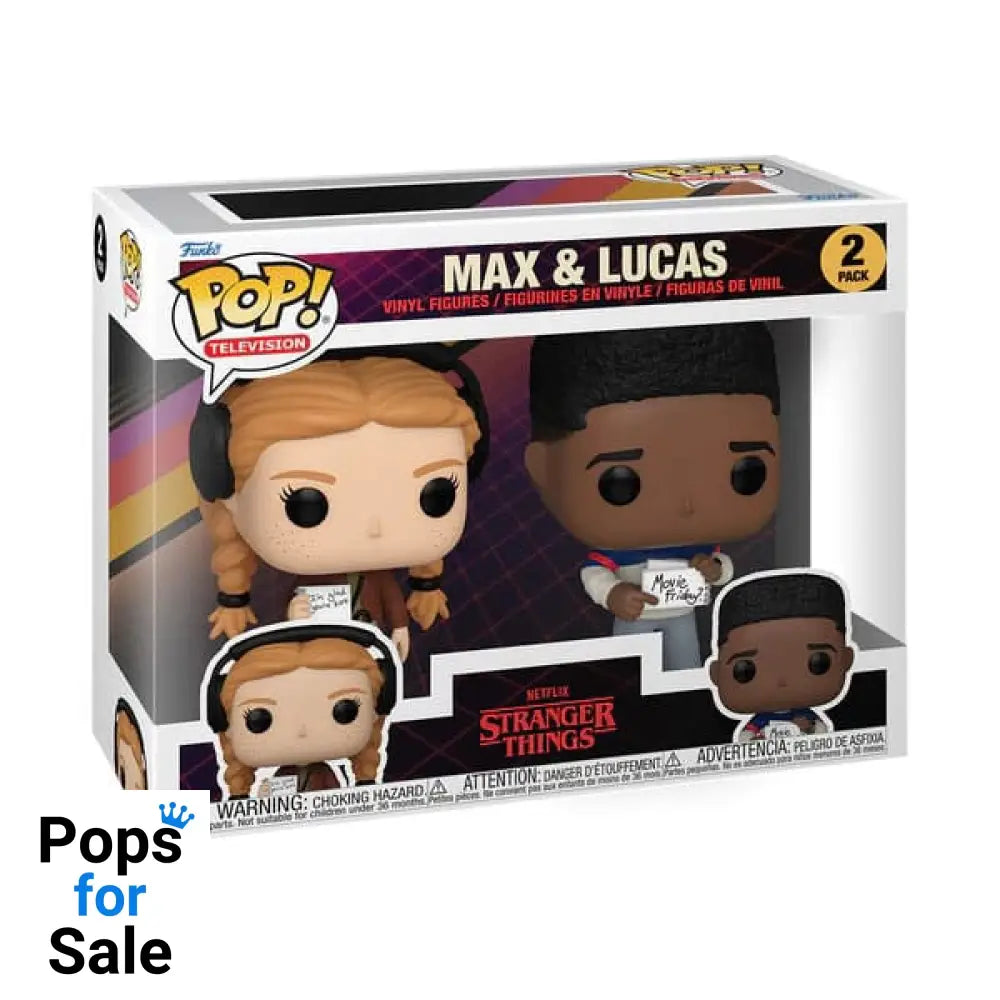 Stranger Things POP! Animation Vinyl Figures 2-Pack Max & Lucas 9 cm