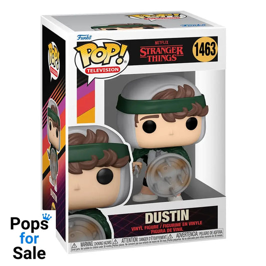 Stranger Things POP! TV Vinyl Figure Hunter Dustin with Shield 9 cm
