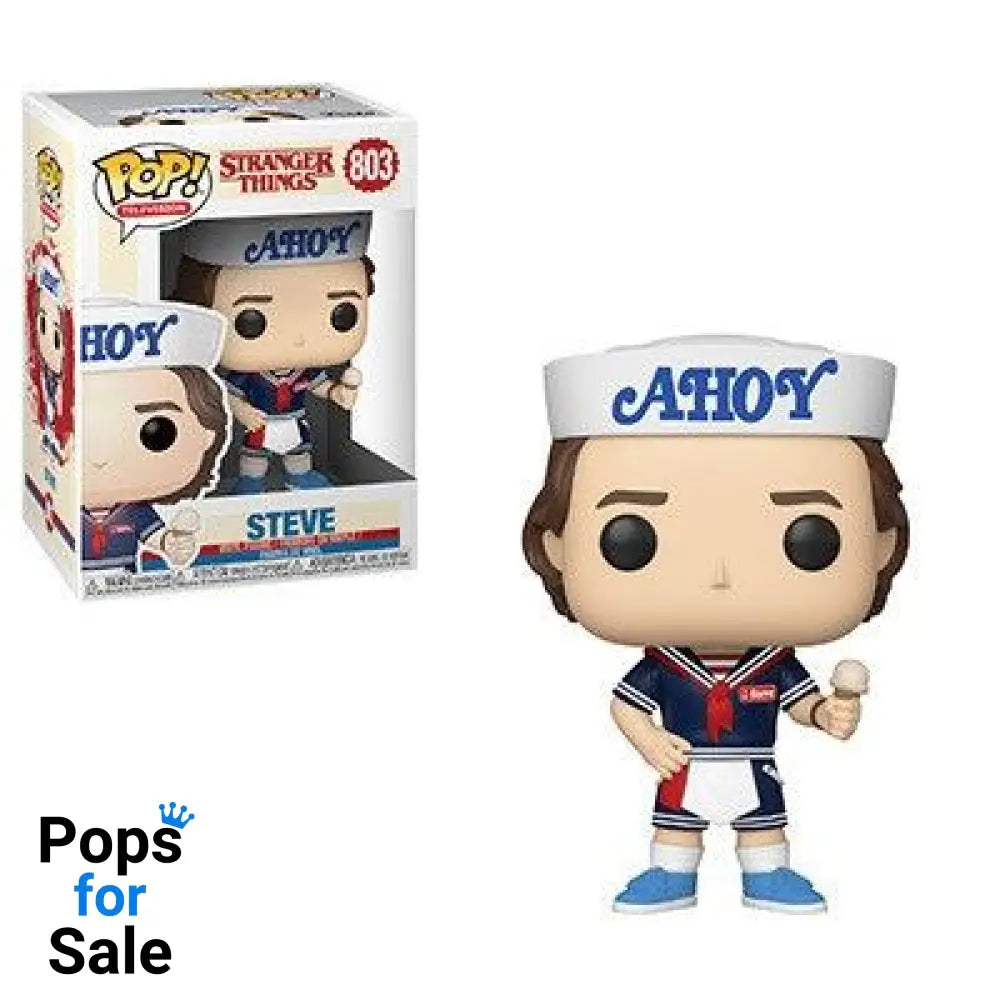 Stranger Things POP! TV Vinyl Figure Steve with Hat and Ice Cream 9 cm POP! Figures