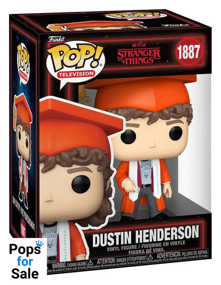 Stranger Things POP! TV Vinyl Figures Dustin Henderson 9 cm
