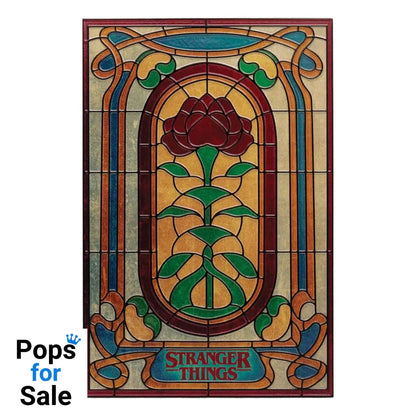 Stranger Things Resin Plaque Creel House Stained Glass Window Decoration