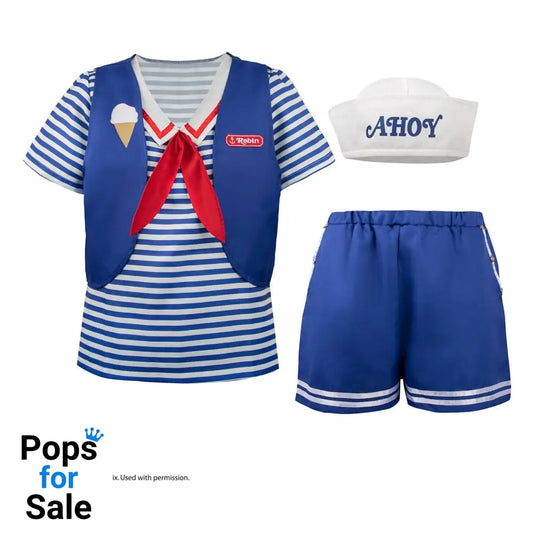 Stranger Things: Scoops Ahoy Robin Costume Size S/M Costumes & Fun items