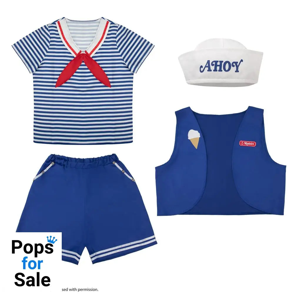 Stranger Things: Scoops Ahoy Robin Costume Size S/M