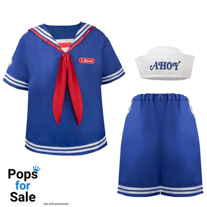 Stranger Things: Scoops Ahoy Steve Costume Size M/L
