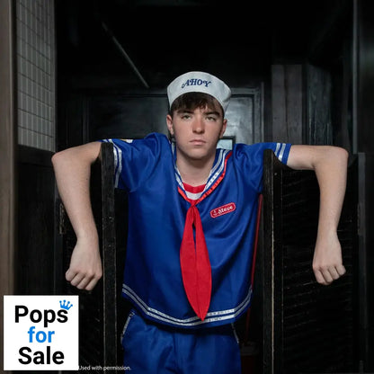 Stranger Things: Scoops Ahoy Steve Costume Size M/L