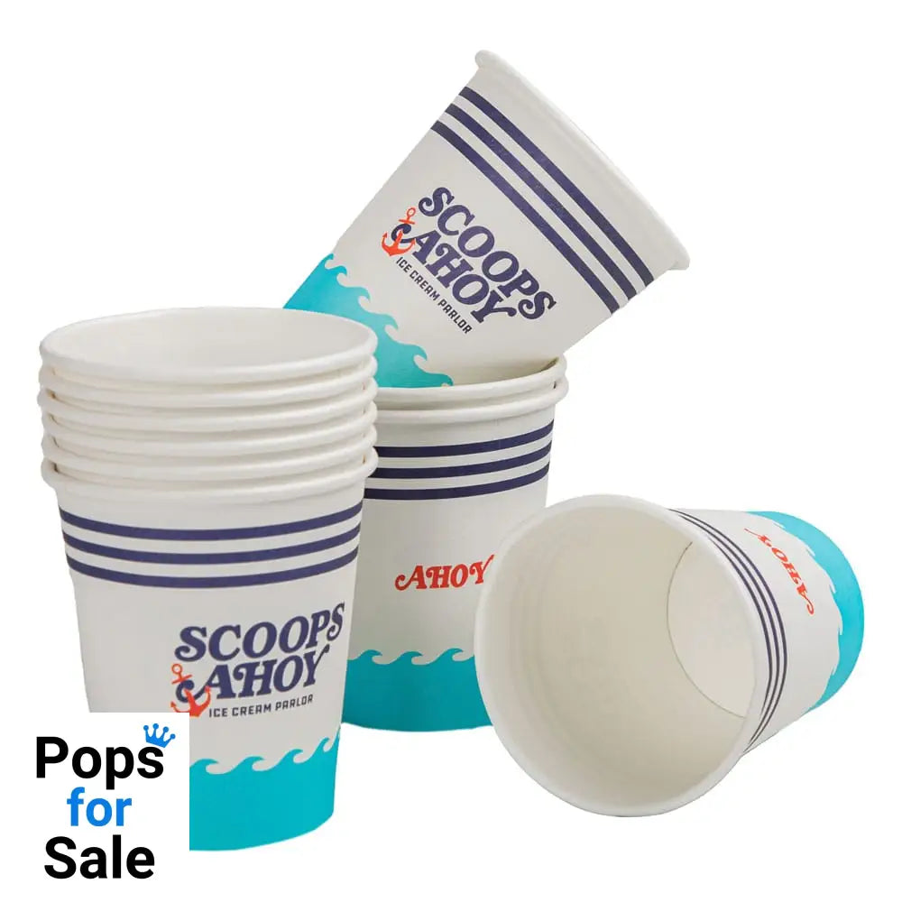 Stranger Things Set of 24 Paper Cups Scoops Ahoy Kitchen- and Tableware