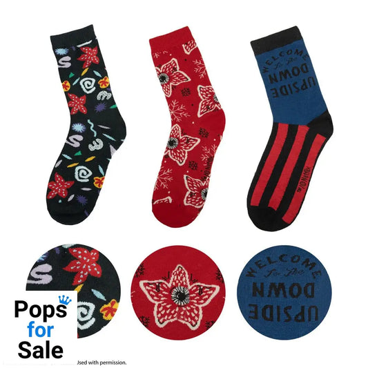 Stranger Things: Stranger Things Set of 3 Socks Footwear