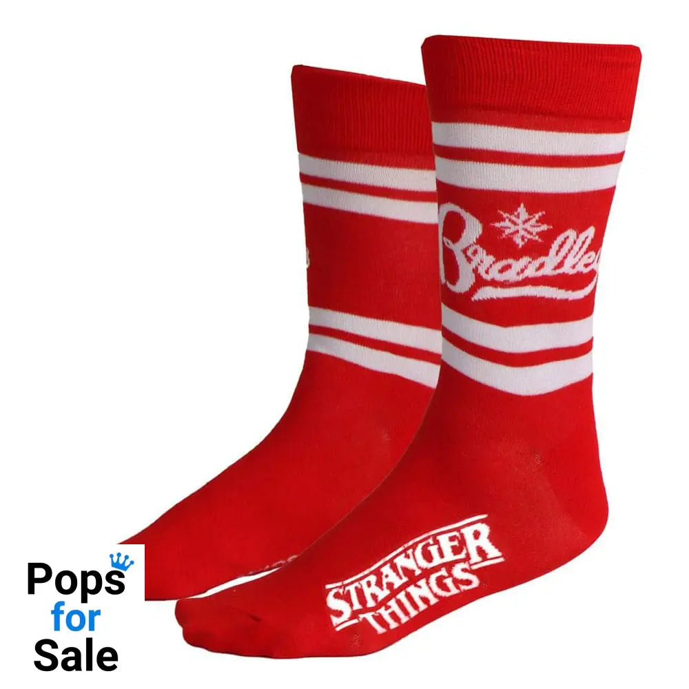 Stranger Things Socks Bradley´s Big Buy Red 38-45 Footwear