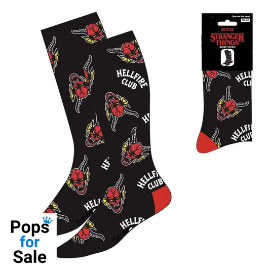 Stranger Things Socks Hellfire Club AOP 38-45