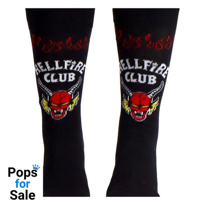 Stranger Things Socks Hellfire Club Black 38-45