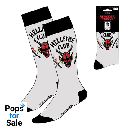 Stranger Things Socks Hellfire Club White 38-45