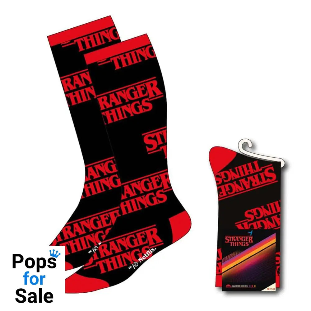 Stranger Things Socks Logo 38-45