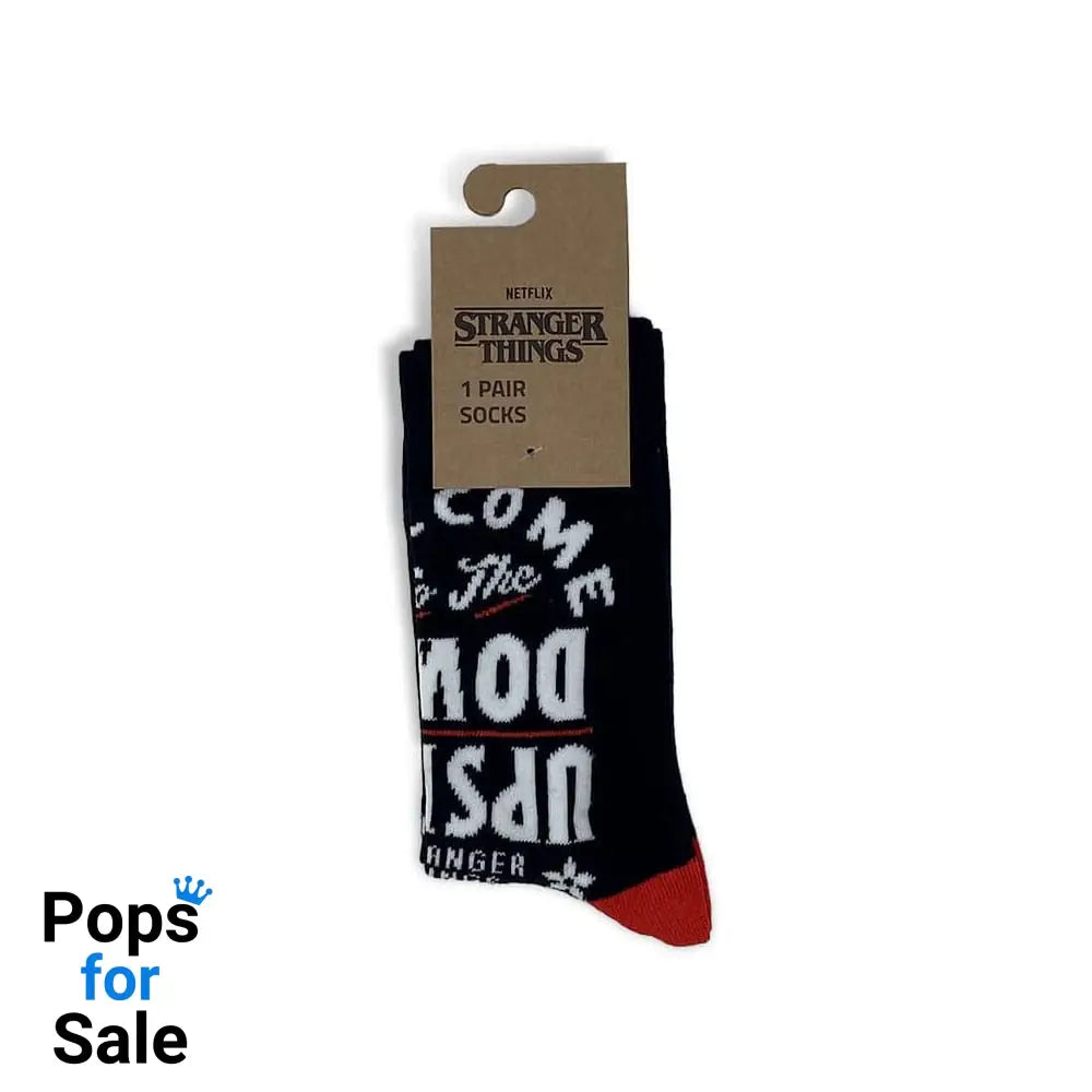 Stranger Things Socks Upside Down Small