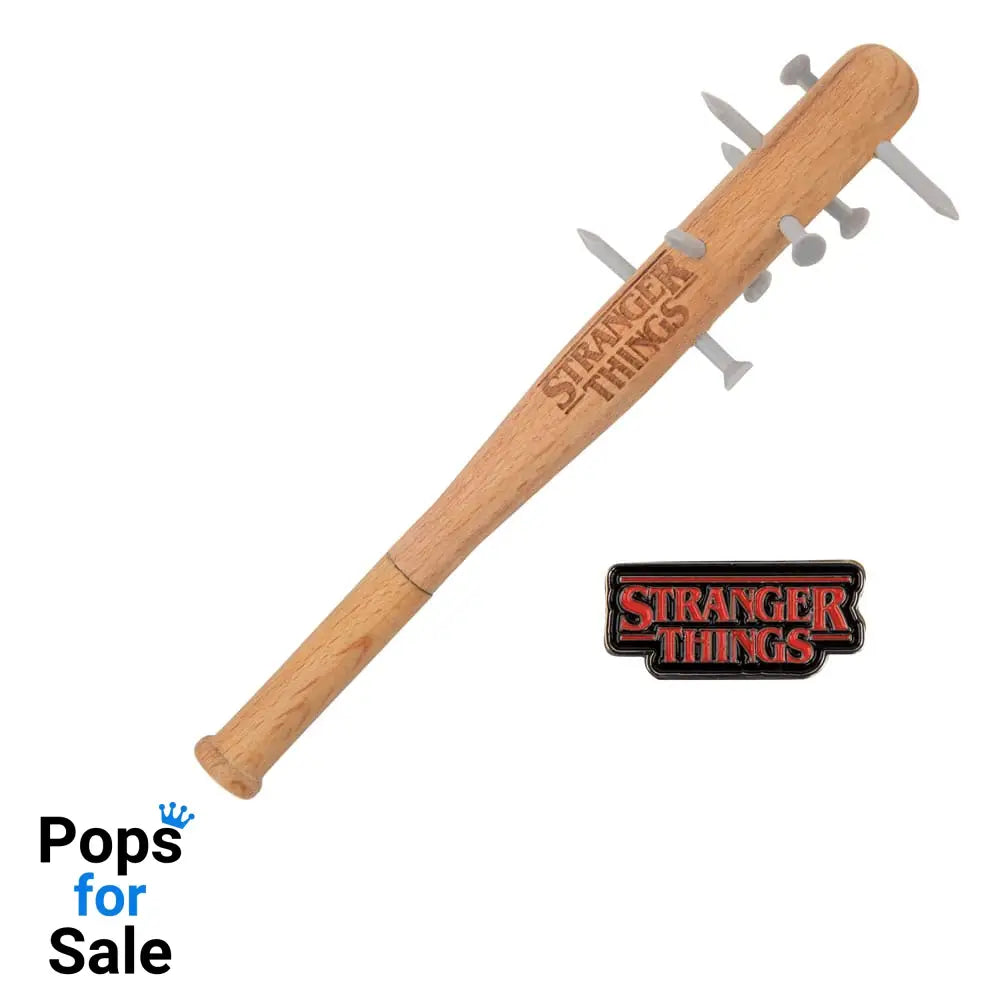 Stranger Things Spiked Bat Pen & Stranger Things Pin