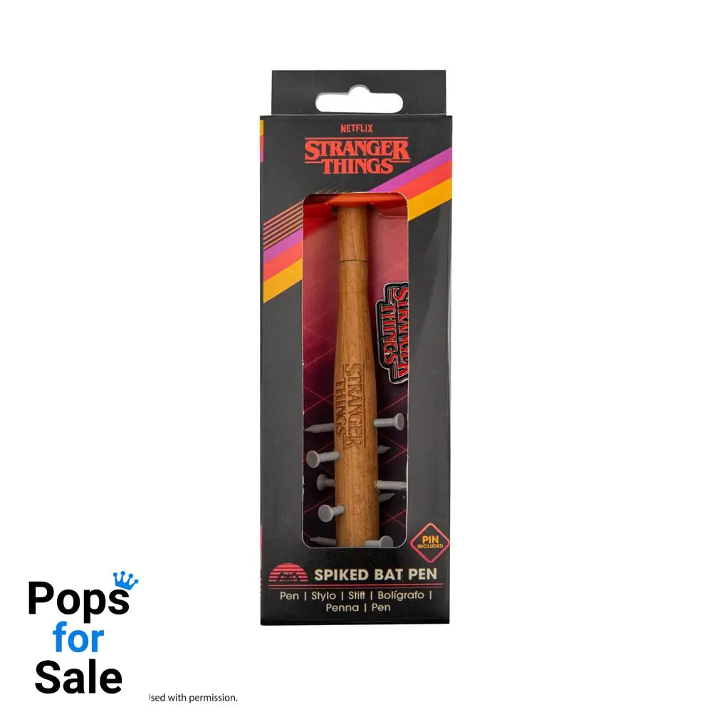 Stranger Things Spiked Bat Pen & Stranger Things Pin Stationery