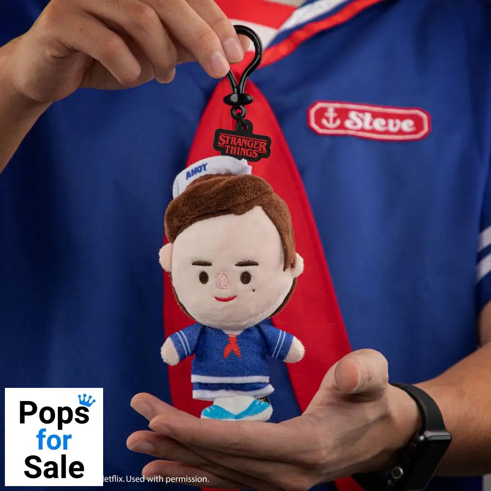 Stranger Things: Steve Scoops Ahoy Plush Keychain