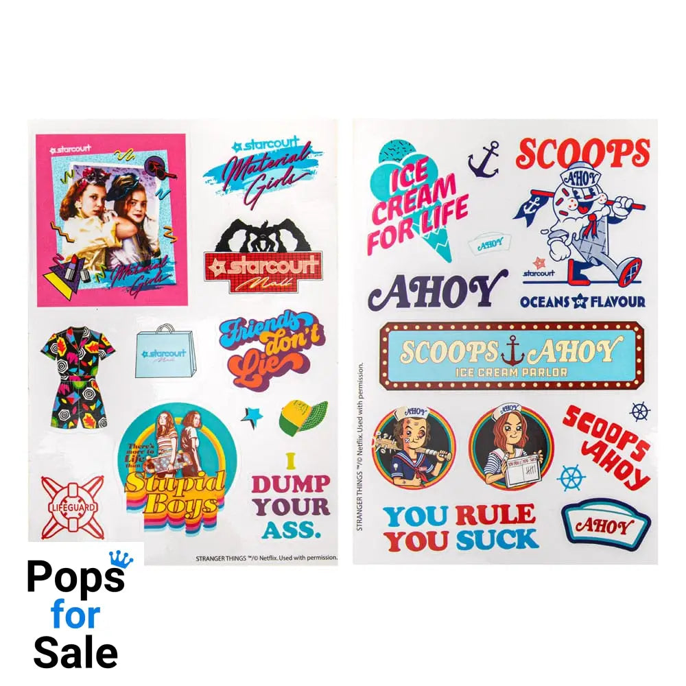 Stranger Things Sticker pack Season 3 Patches & Stickers