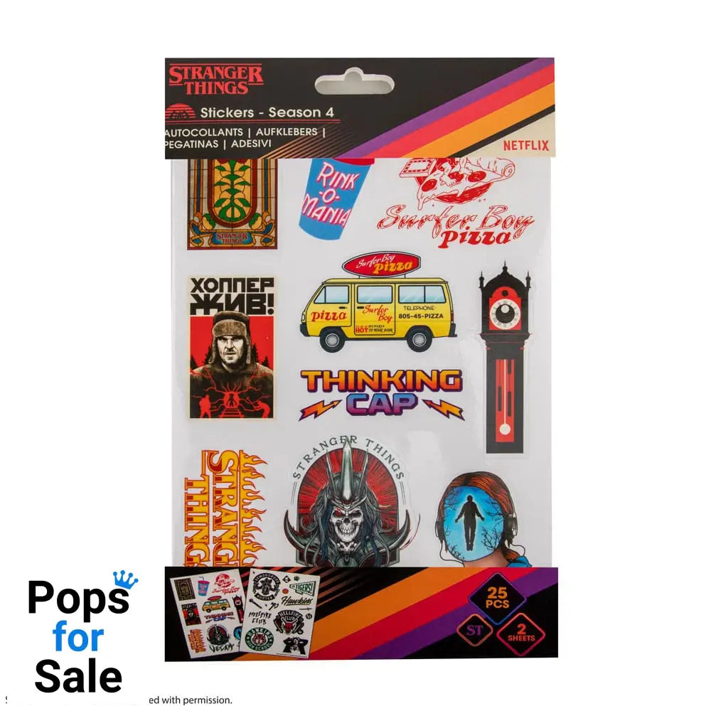 Stranger Things Sticker pack Season 4