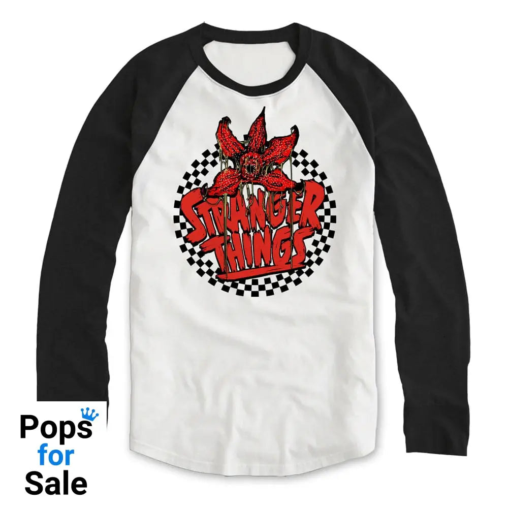 Stranger Things Sweatshirt Checkered Circle Ls Size XL