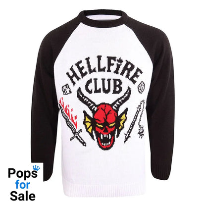 Stranger Things Sweatshirt Christmas Jumper Hellfire Club Size L