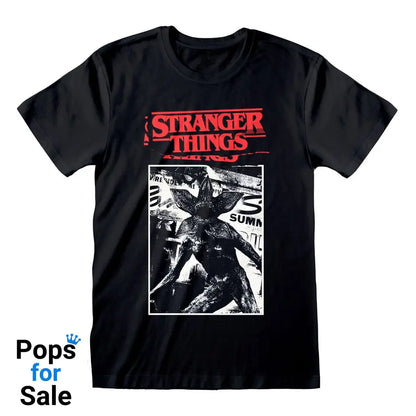 Stranger Things T-Shirt Article Cut Out Size XL