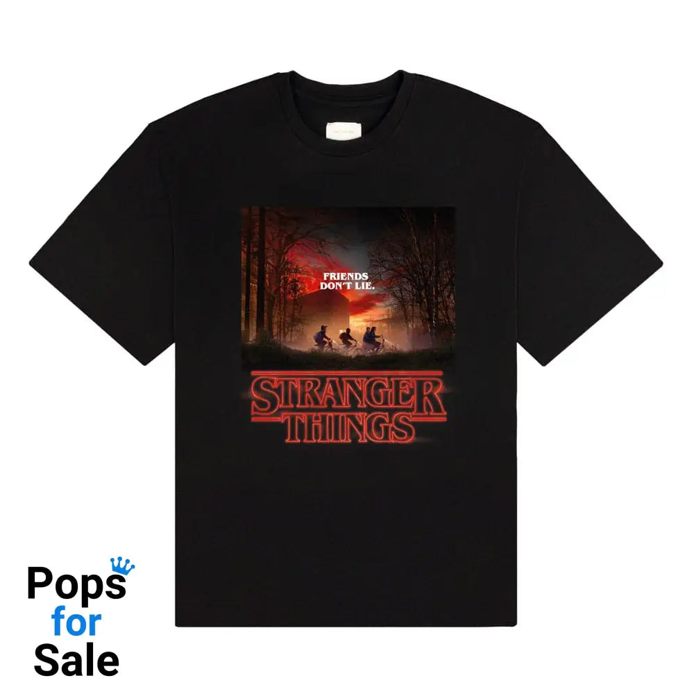 Stranger Things T-Shirt Friends Don't Lie Size XXL