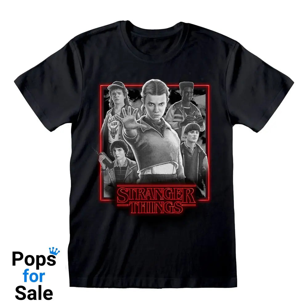 Stranger Things T-Shirt Group Artwork One Last Strange Adventure Colour Size L